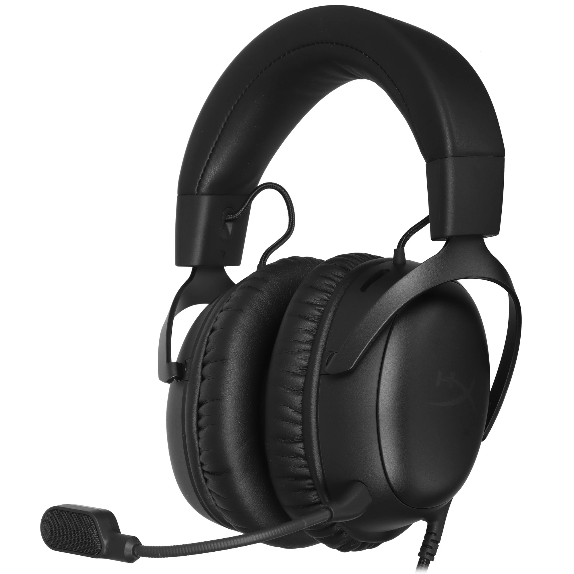 Гарнитура игровая HP HyperX Cloud III Black (727A8AA); оголовье; 10 Гц - 21 кГц; 64 Ом; виртуальный звук 7,1; съемный микрофон; 1x3.5 мм jack (4 pin),