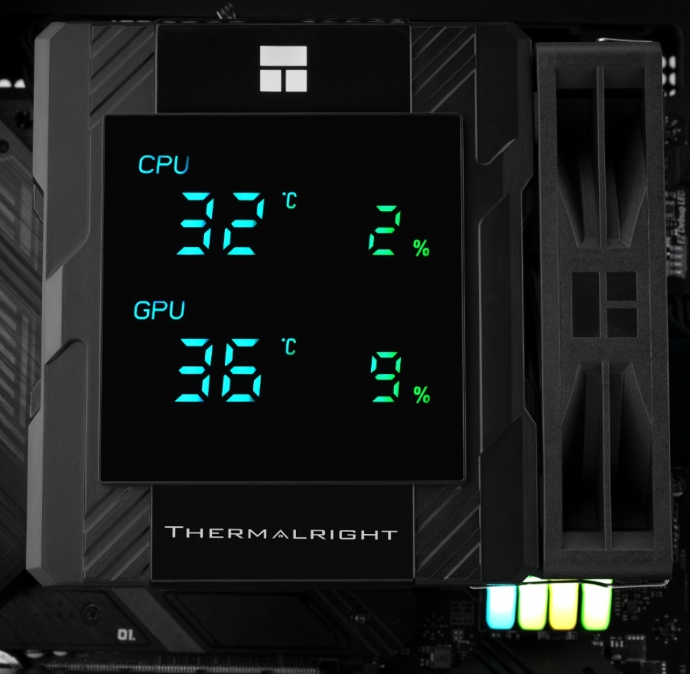Кулер для процессора 120 мм Thermalright Peerless Assassin 120 Digital Black (TRPA120DB), 2x120 мм, 4 pin, USB, 1850 об/мин, черный, 245 Вт, 25.6 дБ