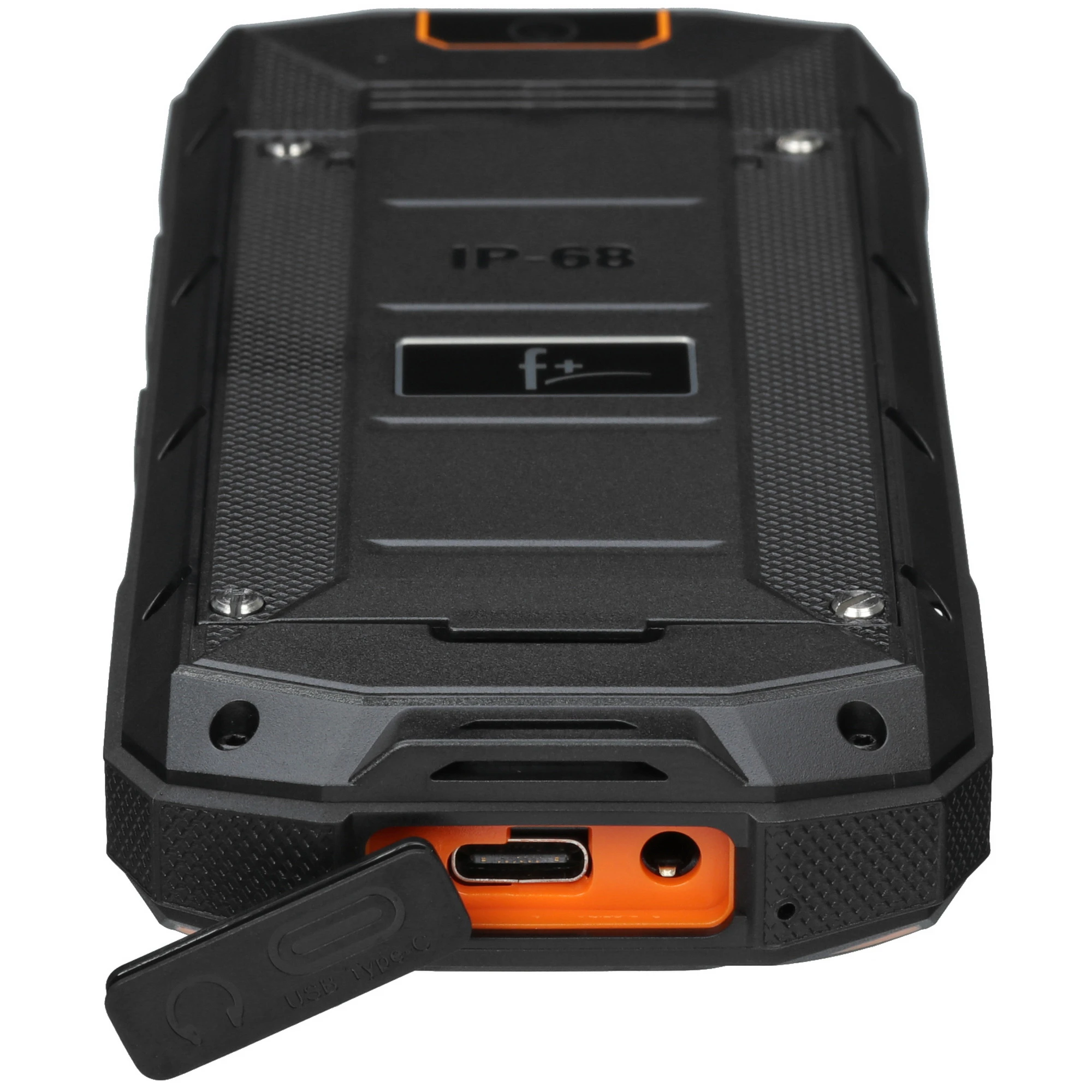 Мобильный телефон F+ R240 Black-Orange; 2,4"; 0.08 Мп; Dual Sim; моноблок; пластиковый корпус; Micro