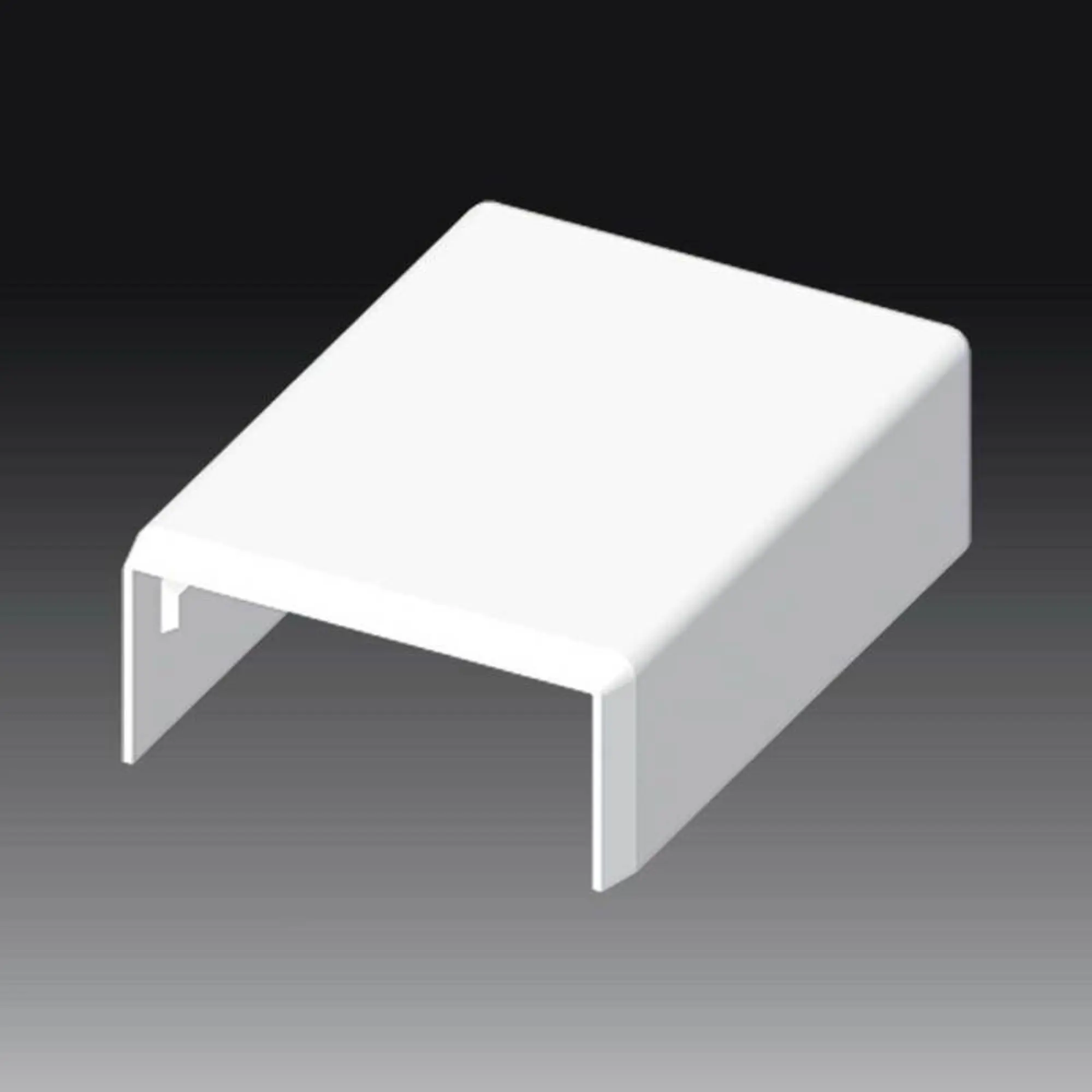 Торцевая заглушка Kopos Kolin (8631-03); 40 х 20 мм; белый