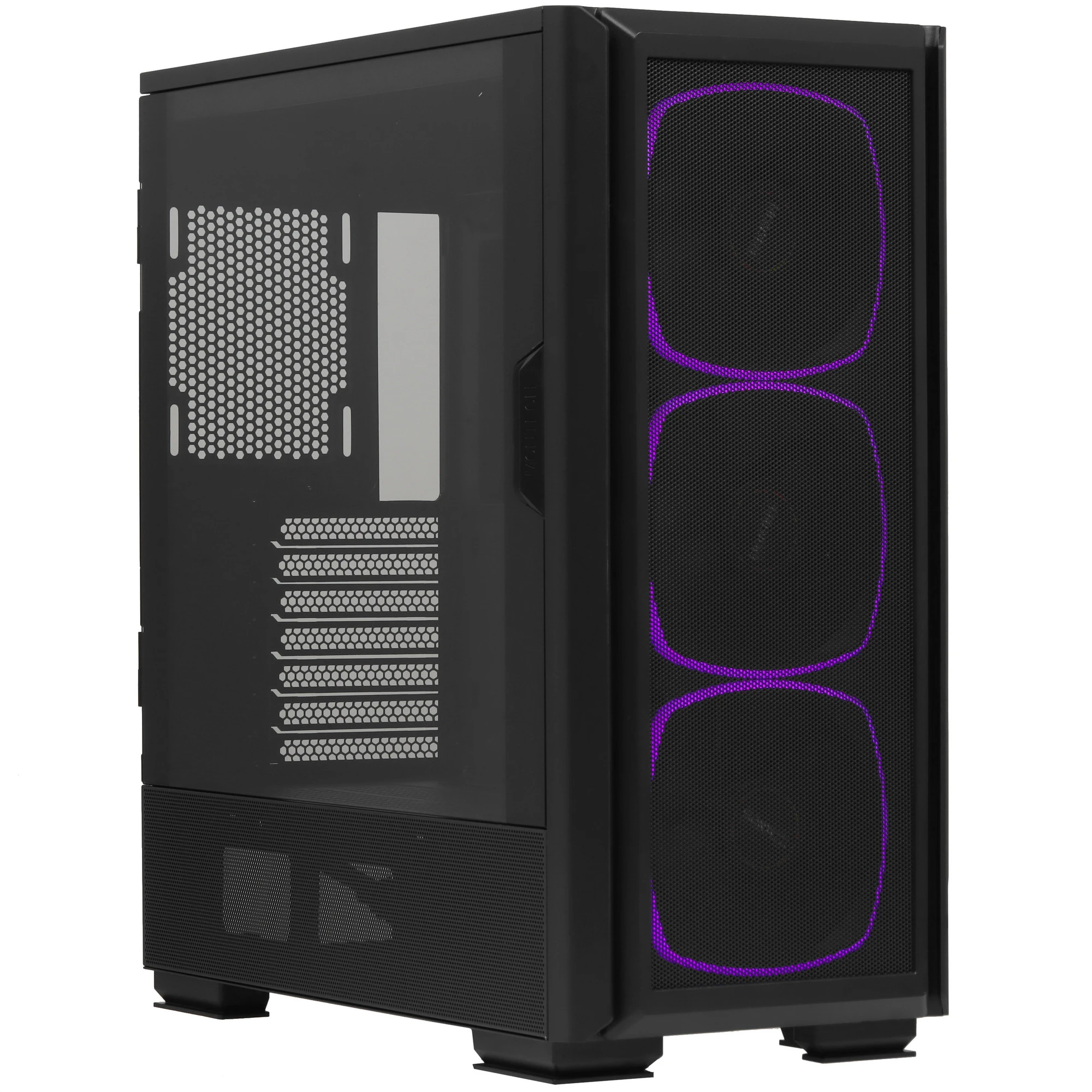 Корпус MONTECH SKY TWO GX Black***; E-ATX; Mini-Tower; без БП; сталь; 2x3.5" int.; 3 х 140 мм; 1 x USB 2.0/2 x USB 3.0/Mic/Audio; чёрный