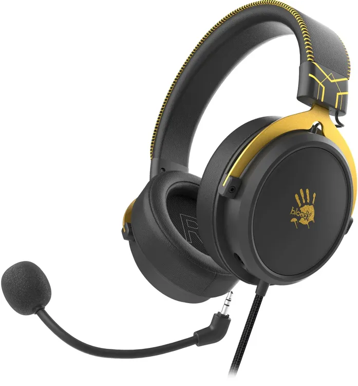 Гарнитура игровая A4Tech Bloody M590i (M590I SPORTS LIME***); оголовье; 20 - 20 000 Гц; 16 Ом; 1 м + 2 м; микрофон; регулятор громкости; 1 x 3,5 мм 4-