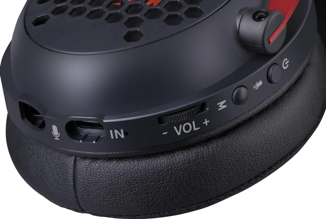 Гарнитура беспроводная Redragon Diomedes Pro (72264); игровая; Bluetooth/2.4 Ггц; оголовье; 20 - 20 кГц; 64 Ом; съемный микрофон с шумоподавлением; ре