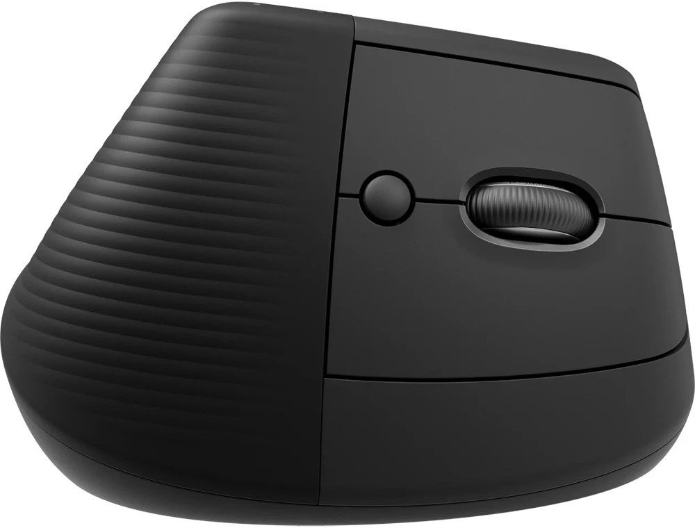 Мышь беспроводная Logitech Lift Graphite (910-006473); Bluetooth/2,4 Ггц; USB; оптический; 400-4000 dpi; 6 кнопок; колесо-кнопка; 1xAA; графитовый