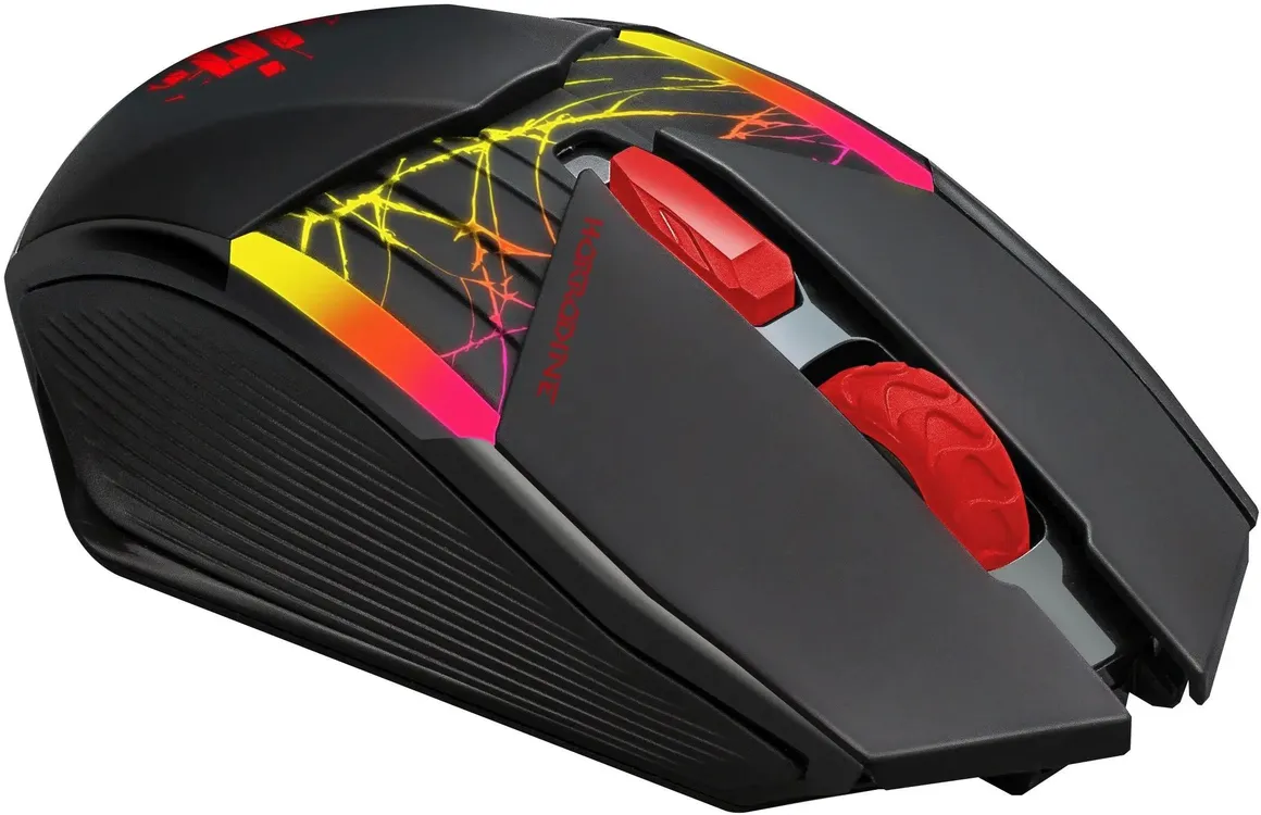 Мышь игровая Defender Horrodine GM-237 (52237***); 2.4 ГГц; USB; оптический; 1200 - 3200 dpi; 6 кнопок; колесо-кнопка; аккумулятор, 300 мА·ч; LED подс