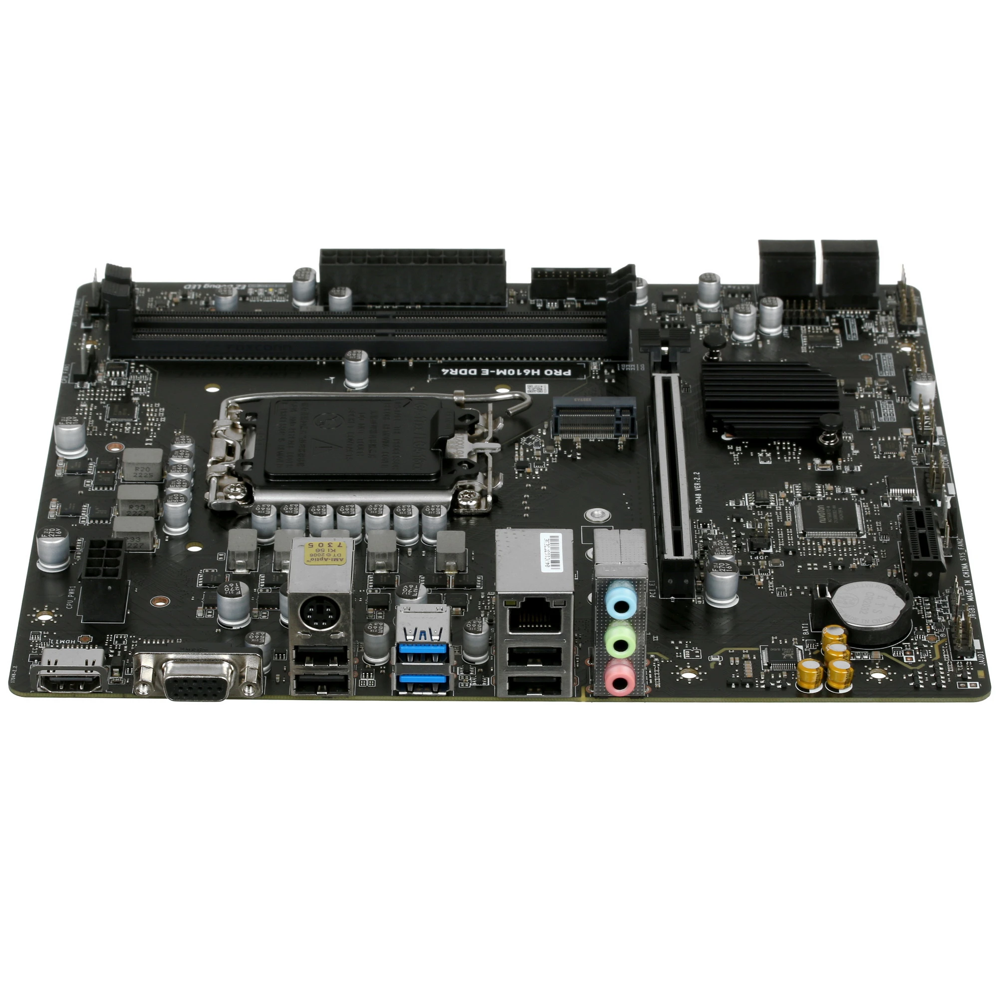 Материнская плата MSI PRO H610M-E DDR4***; Socket 1700; mATX; Intel H610; 2хDDR4(3200); 1xPCI-E x16; 1 x PCI-E x1; D-Sub; HDMI; 4(SATA 6Gb/s); Realtek