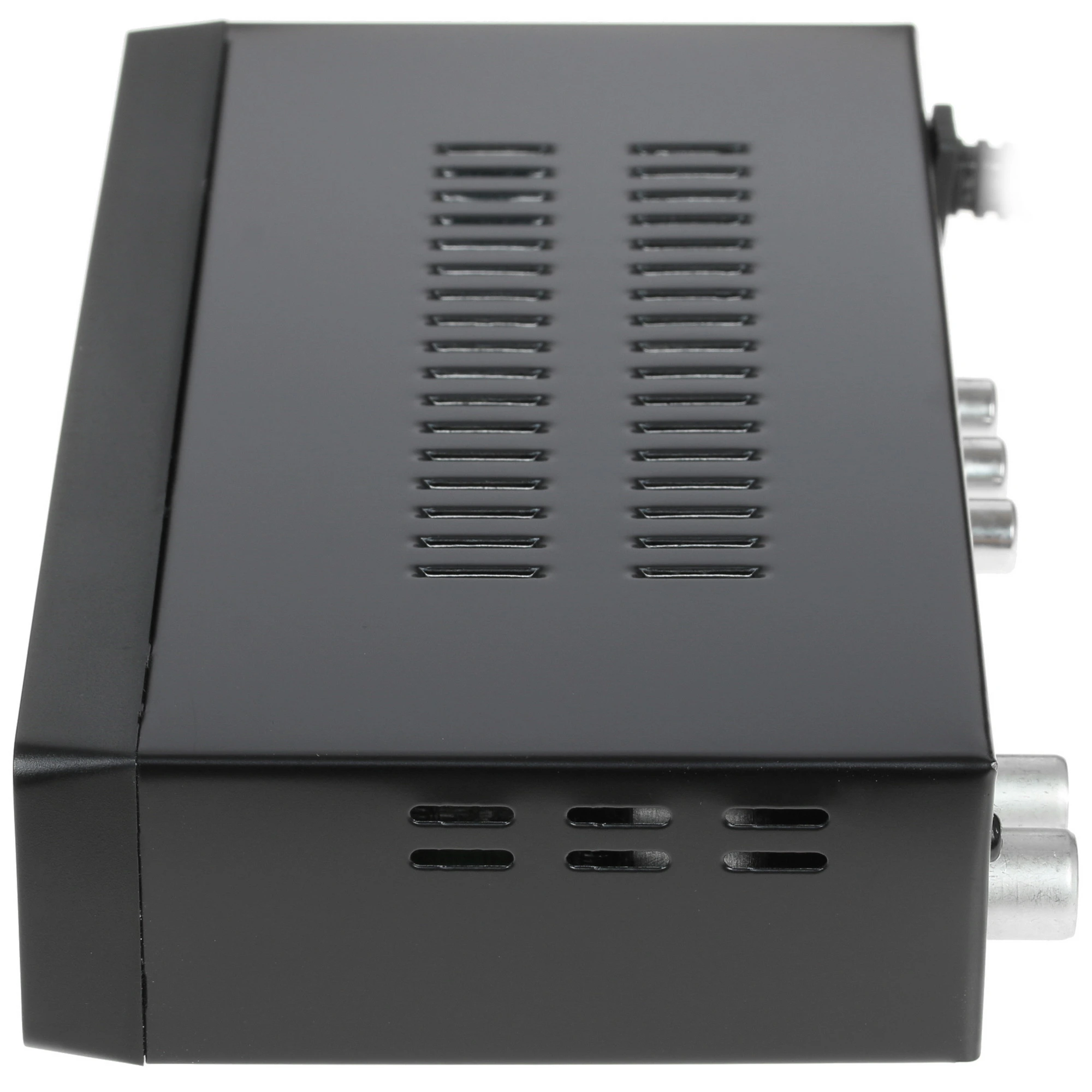 Цифровой ТВ тюнер Harper HDT2-5010; IPTV; DVB-T2; HDMI, RCA, USB, Антенный вход; LED-дисплей; пульт ДУ