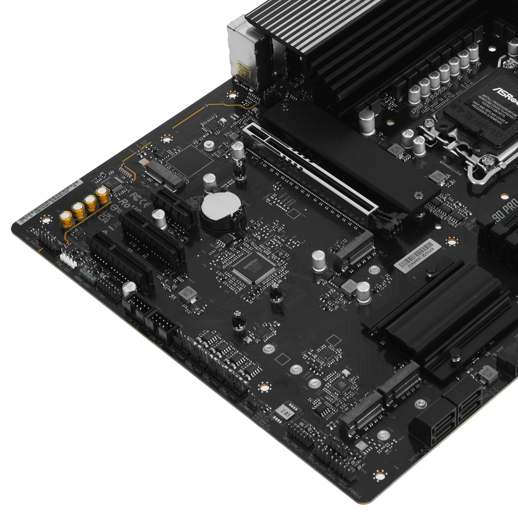 Материнская плата ASRock Z890 PRO-A; Socket 1851; ATX; Intel Z890; 4хDDR5(9066); 1xPCI-E x16; 2xPCI-E x4; 1xPCI-E x1; 1xHDMI; 1xDP; 4(SATA 6Gb/s); Aud