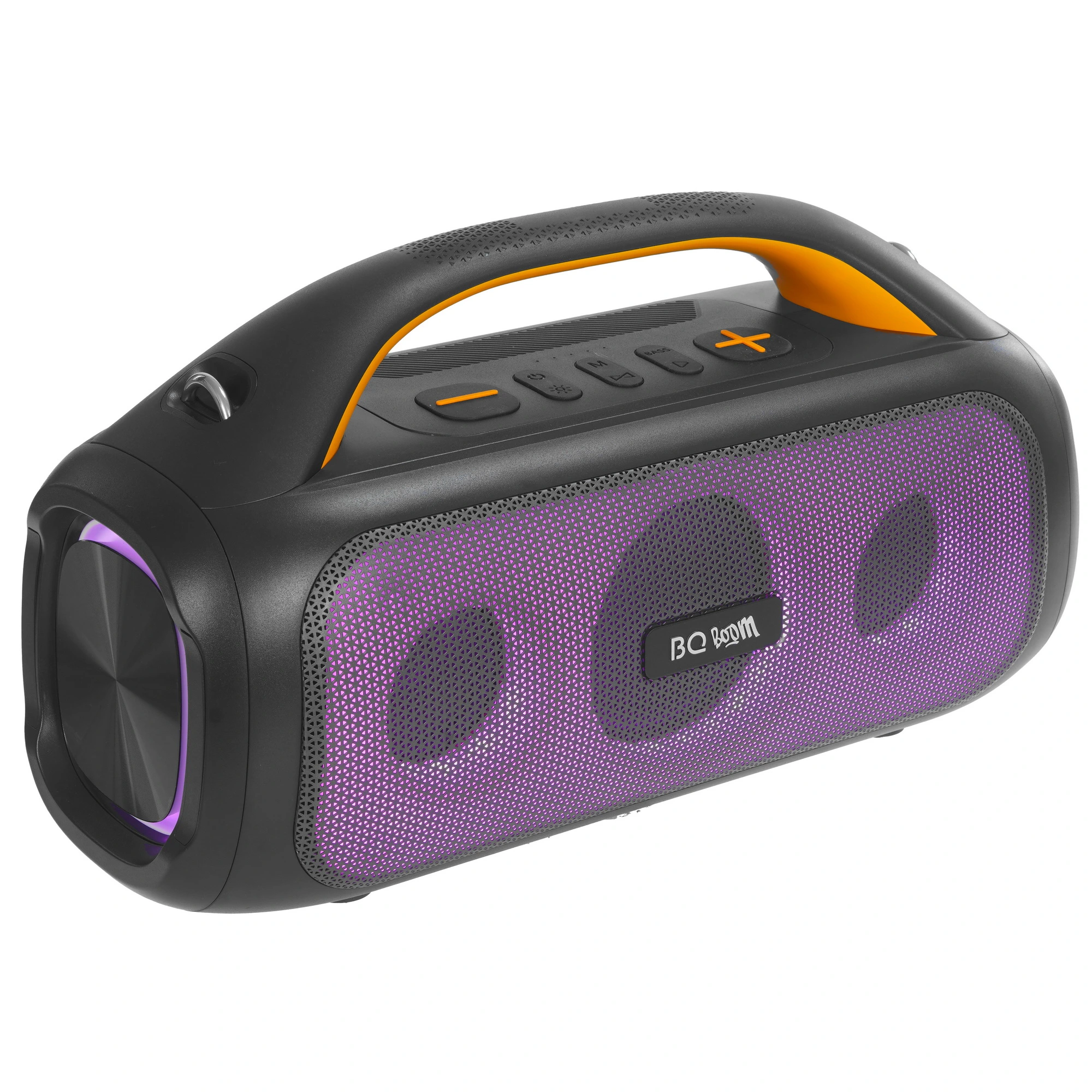 Акустическая система портативная BQ PBS4000 Black; 55 Вт; FM тюнер; microSD, USB; BT 5.0; IPX5; регулятор на верхней грани; аккумулятор: 3 600 мА-ч, U