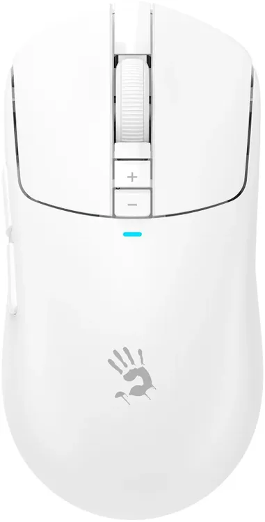 Мышь игровая A4Tech Bloody R72 Ultra White; 2.4 Ггц; USB; оптический; 20000 dpi; 7 кнопок; колесо-кнопка; аккумулятор 300 мАч; белый