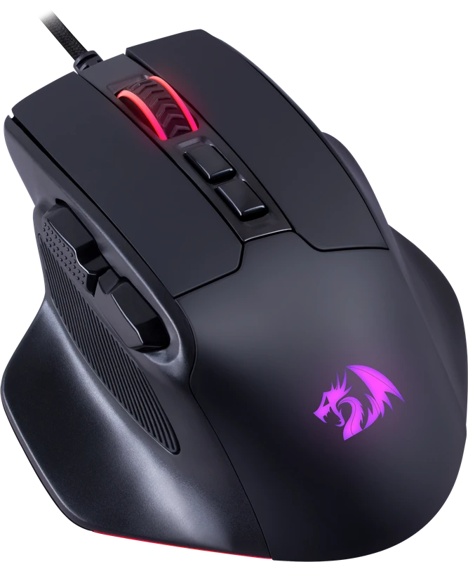 Мышь игровая Redragon Bullseye (71164***); USB; оптический; 200 - 12400 dpi; 7 кнопок; колесо-кнопка