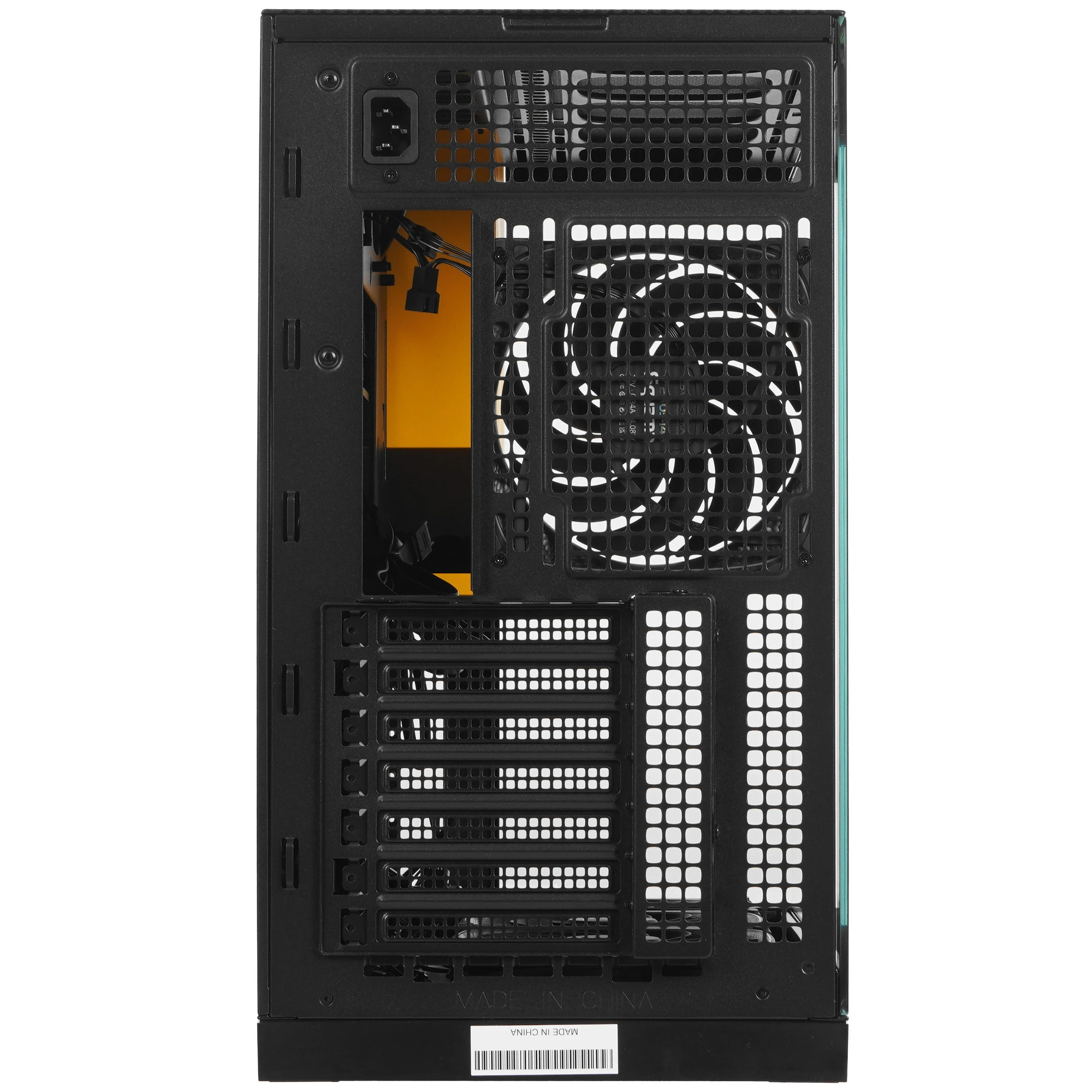 Корпус Geometric Future Model 5 ARGB Bk/Y (1AM5WKBY01100); E-ATX; Middl-Tower; без БП; 5x140 мм; 2xUSB 3.X, 1xUSB 3.X Type-C,1x jack 3.5 mm Mic/Aud; ч