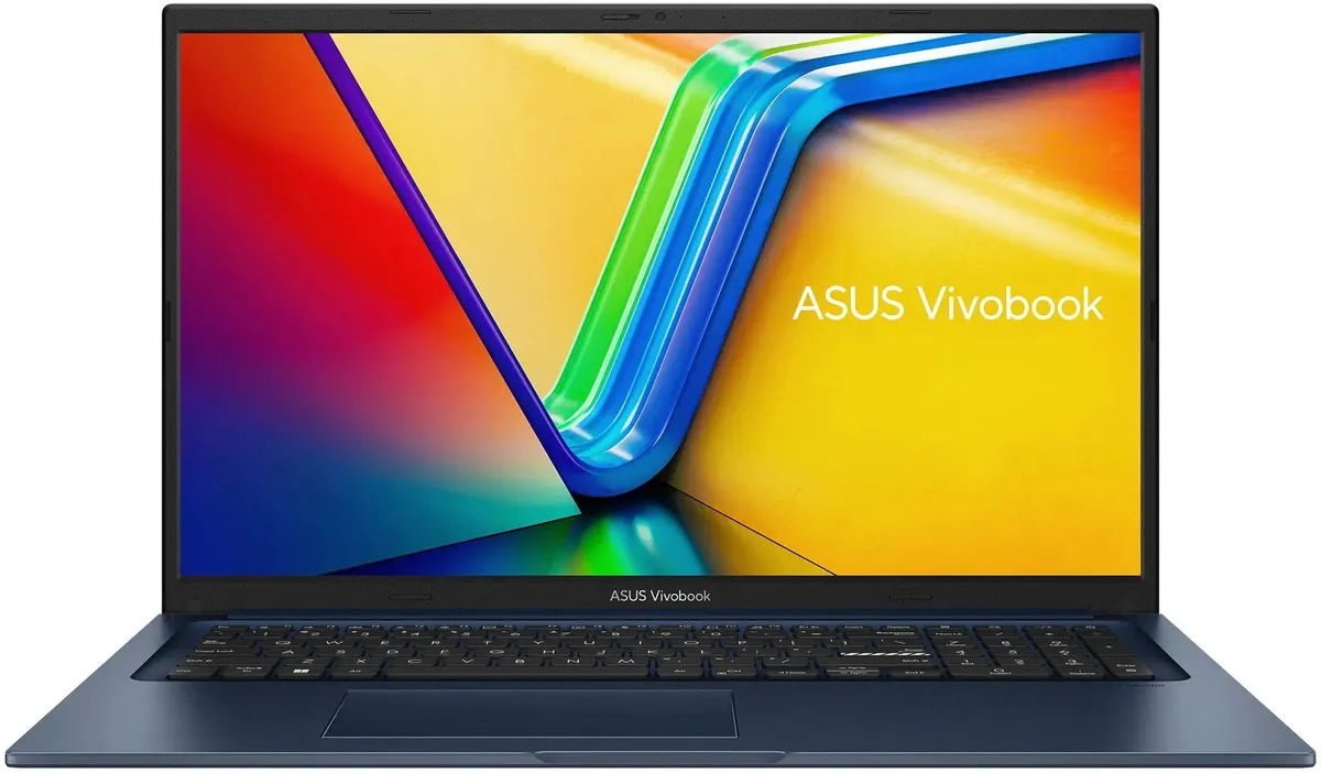 Ноутбук 17.3" Asus Vivobook X1704VA-AU982 (90NB13X2-M00ML0); 1920x1080 IPS 60 Гц; Intel Core 5 120U; 16 Гб/512 Гб;Intel Graphics; NO OS; 50 Вт*ч; 2,1