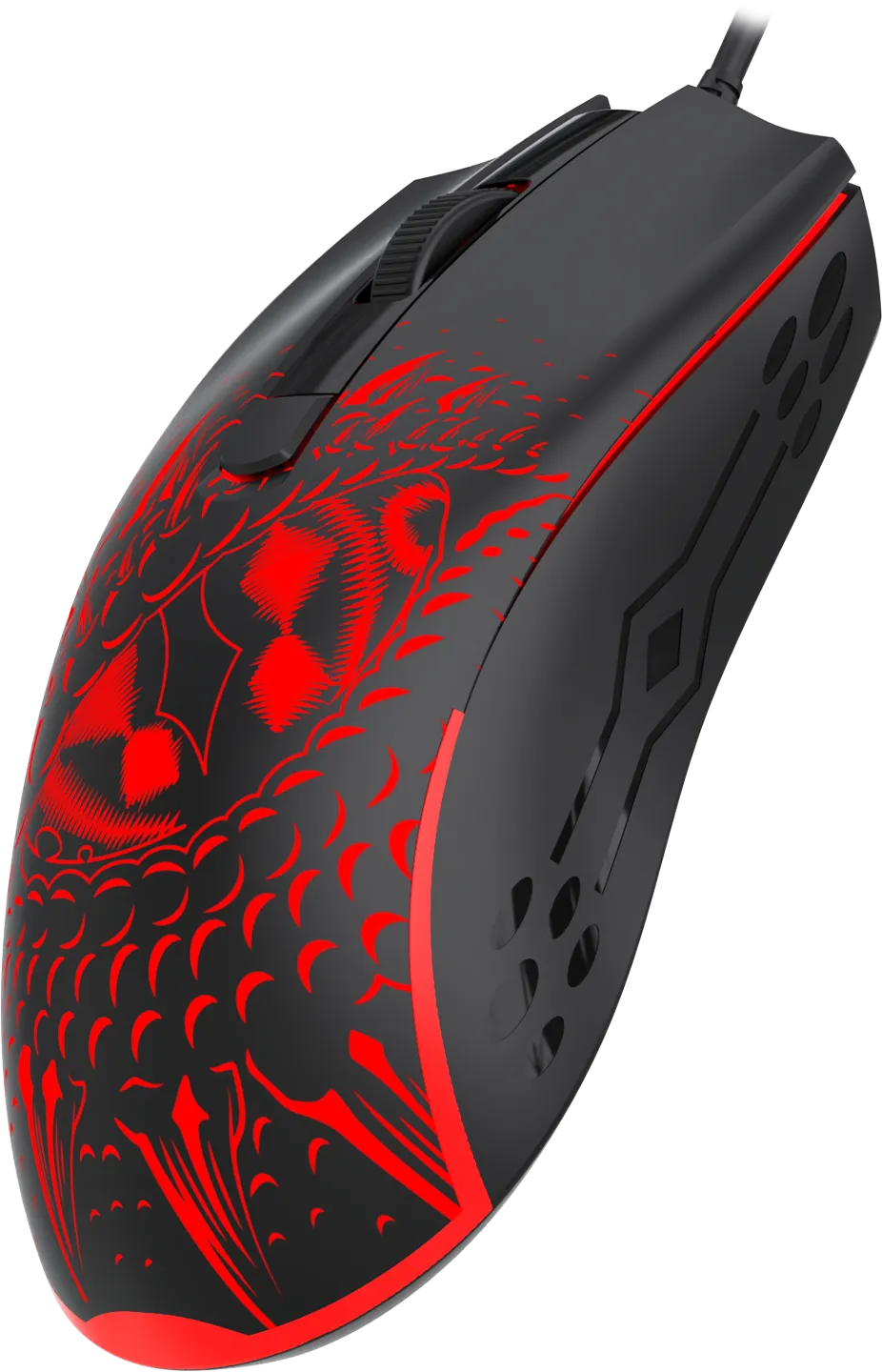 Мышь игровая Jet.A PANTEON LS72 Black (101)***; USB; оптический; 400-7200 dpi; 6 кнопок; колесо прок