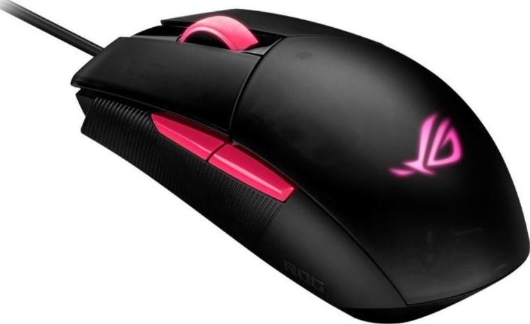 Мышь игровая Asus ROG Strix Impact II Electro Punk (90MP01U0-BMUA00***); USB; оптический; 6200 dpi; 