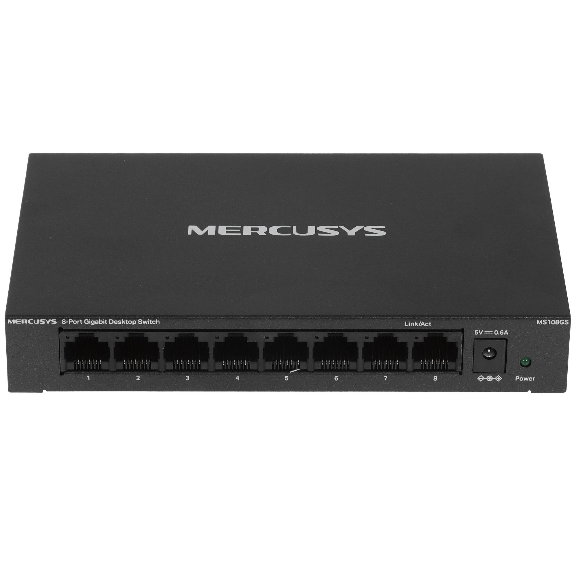 Коммутатор неуправляемый Mercusys MS108GS; Gigabit Ethernet (10/100/1000); 8 портов