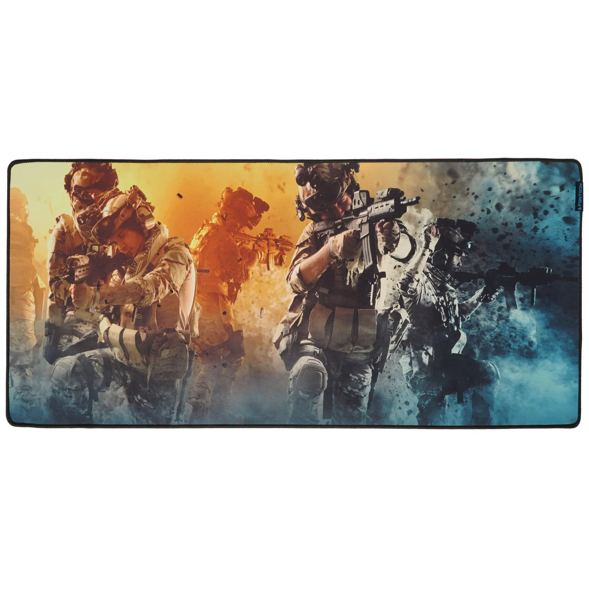 Коврик для мыши Jet.A PANTEON THE BATTLE (GP-46SL***); ткань + резиновая основа; 800 х 350 х 3 мм; игровая поверхность; рисунок