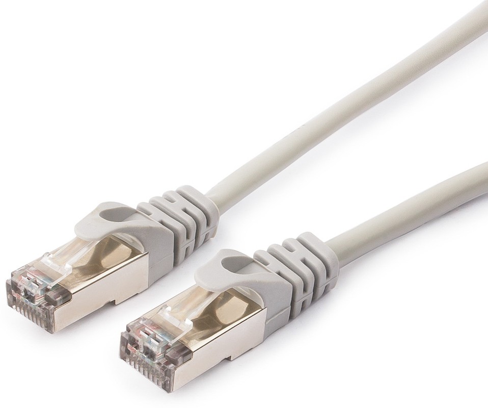Кабель патч-корд Cablexpert PP6-7.5M (045414), FTP, Cat.6, 26 AWG, омеднённый алюминий, литой, 7,5 м, серый