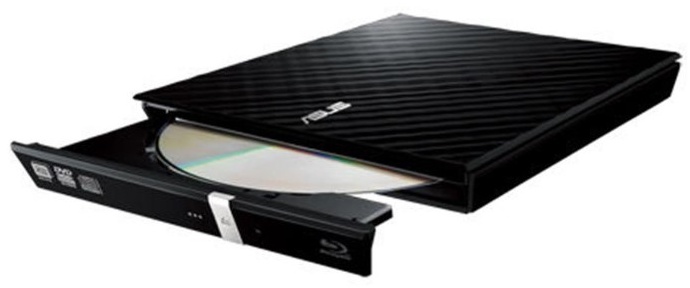 Привод оптический внешний Asus SDRW-08D2S-U LITE Black (90-DQ0435-UA317KZ); USB; чёрный; RET