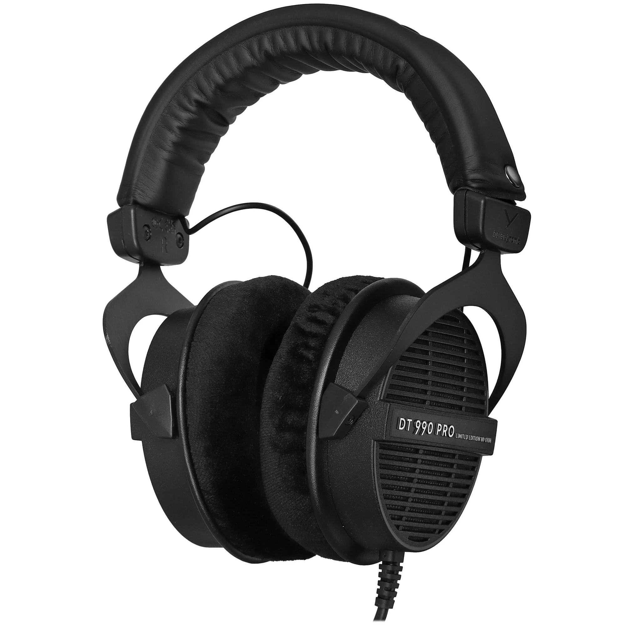 Наушники накладные Beyerdynamic DT 990 Pro Black; студийные; 5 Гц - 35 кГц; 250 Ом; jack 3.5 мм; 3 м