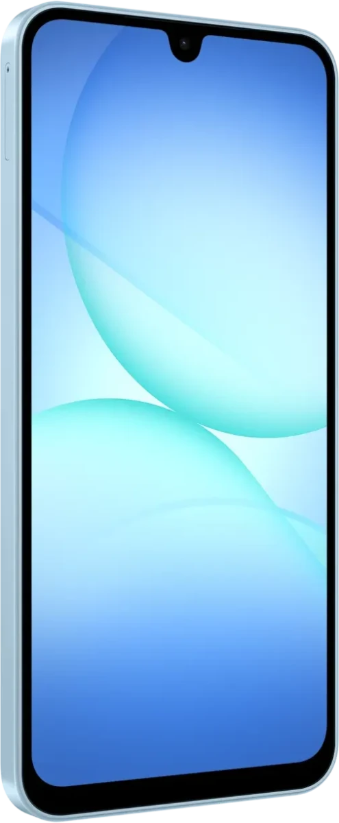 Смартфон 6.7" Samsung Galaxy A17 4 Гб/128 Гб синий, Super AMOLED 90 Гц, 2340x1080, Helio G99 8 ядер 2.2 Ггц, 50+5+2 Мп/13 Мп BT5.3, Android 15