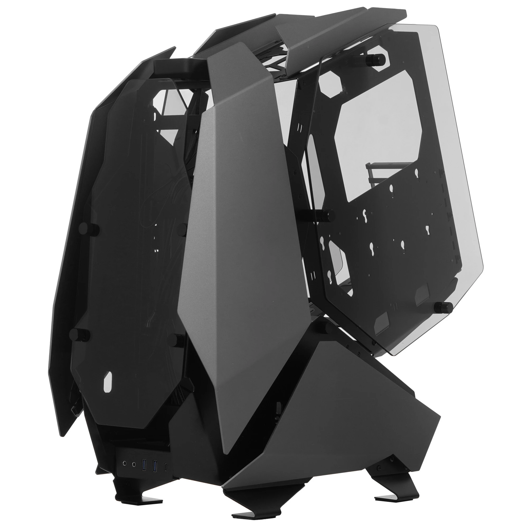 Корпус JONSBO MOD-5 Midi-Tower Gray; ATX / Mini-ITX; Micro-ATX; без БП; сталь; 1x3.5" int.; 2 x USB 3,0; 1 x USB-C; ARGB; 9кг