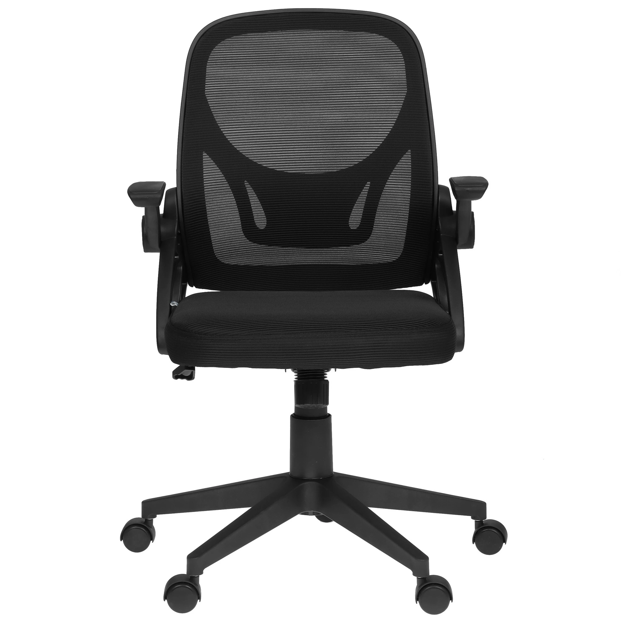 Кресло офисное Defender Office (64317); сетчатая ткань; чёрный; 100 мм (класс 3); нагрузка до 120 кг