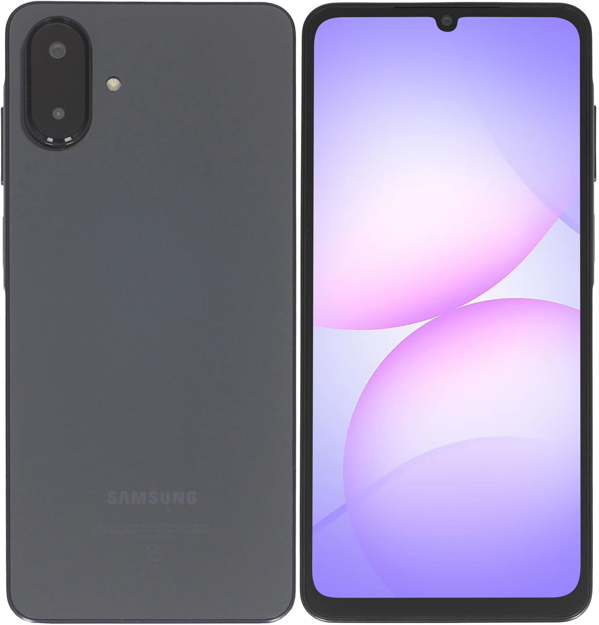 Смартфон 6.7" Samsung Galaxy A07 4Гб/128 Гб черный, PLS 90 Гц, 1600x720, MT Helio G99 8 ядер 2.2 Ггц, 50+2 Мп/8 Мп BT5.3, Android 15, 5 000 мА/ч