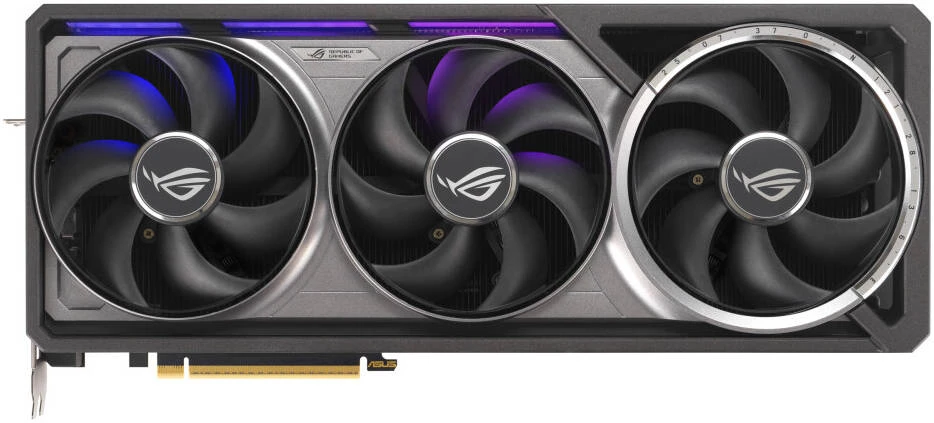 Видеокарта Asus GeForce RTX 5090 ROG Astral OC Edition (ROG-ASTRAL-RTX5090-O32G-GAMING), черный, 32Гб, GDDR7, 2017-2610 МГц, 28 ГГц, 5 нм, 512 бит