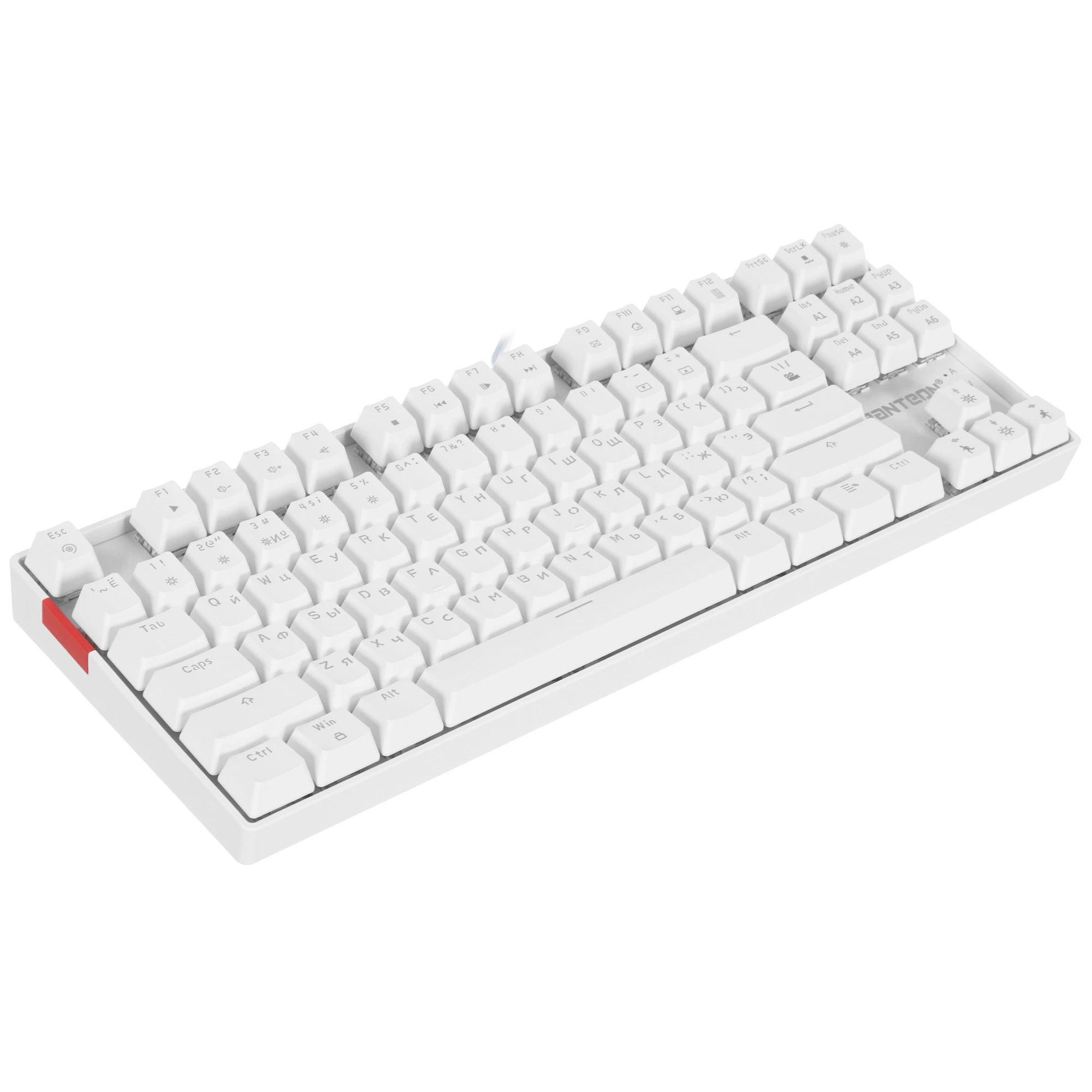 Набор игровой Jet.A PANTEON GS800 White (мышь+клавиатура); USB; оптический; 200 - 7200 dpi; 6 кнопок