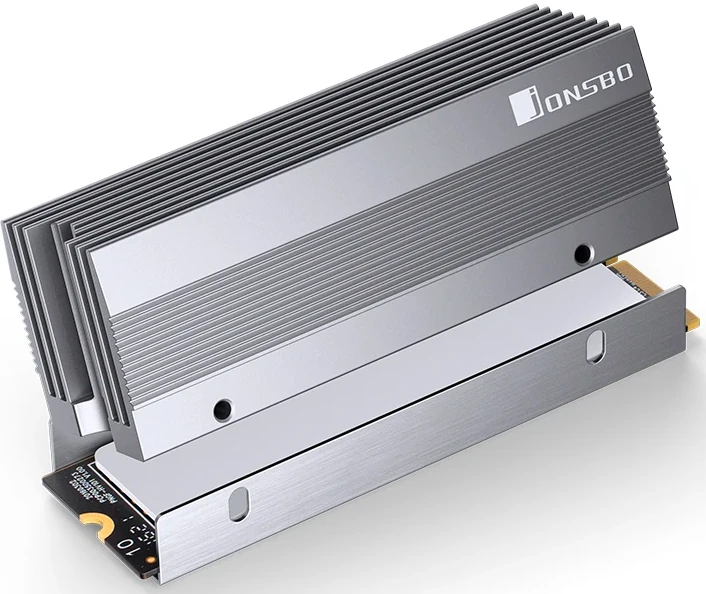 Система охлаждения для SSD JONSBO M201 Silver; пассивная; M.2 2280