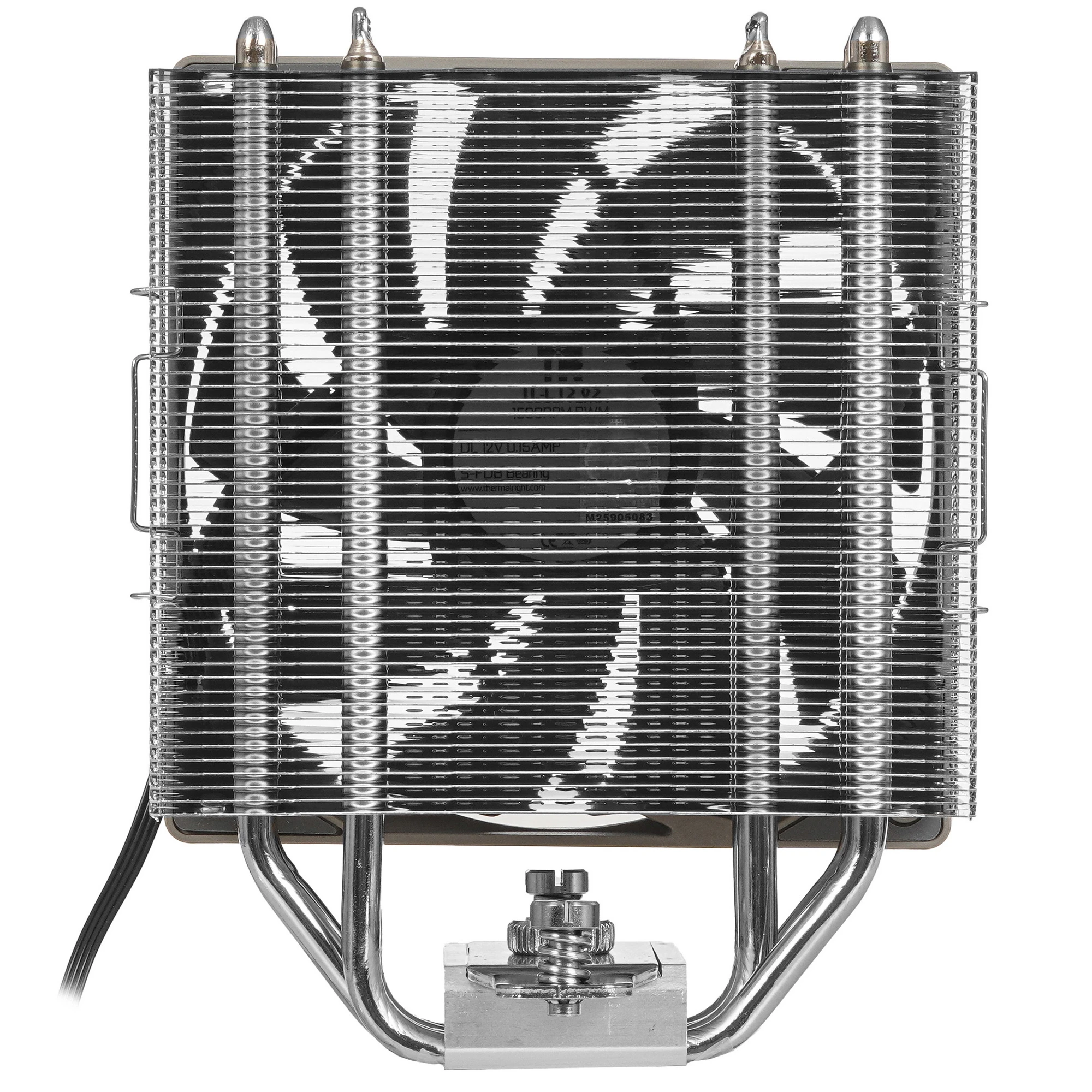 Кулер для процессора 120 мм Thermalright Assassin Spirit 120 PLUS V2 (AS120-V2-PLUS), 2x120 мм, 4 pin, 1500 об/мин, серый, 210 Вт, 25.6 дБ, 4 трубки