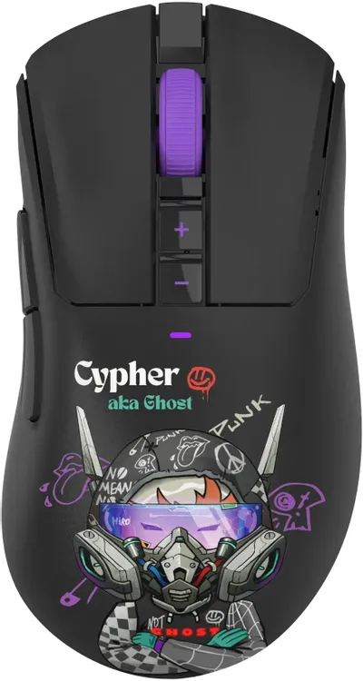 Мышь игровая A4Tech Bloody R73 ULTRA DUO CYPHER GHOST; USB + 2.4 Ггц; оптический; 500-20000 dpi; 7 кнопок; колесо-кнопка; встроенный аккумулятор; черн