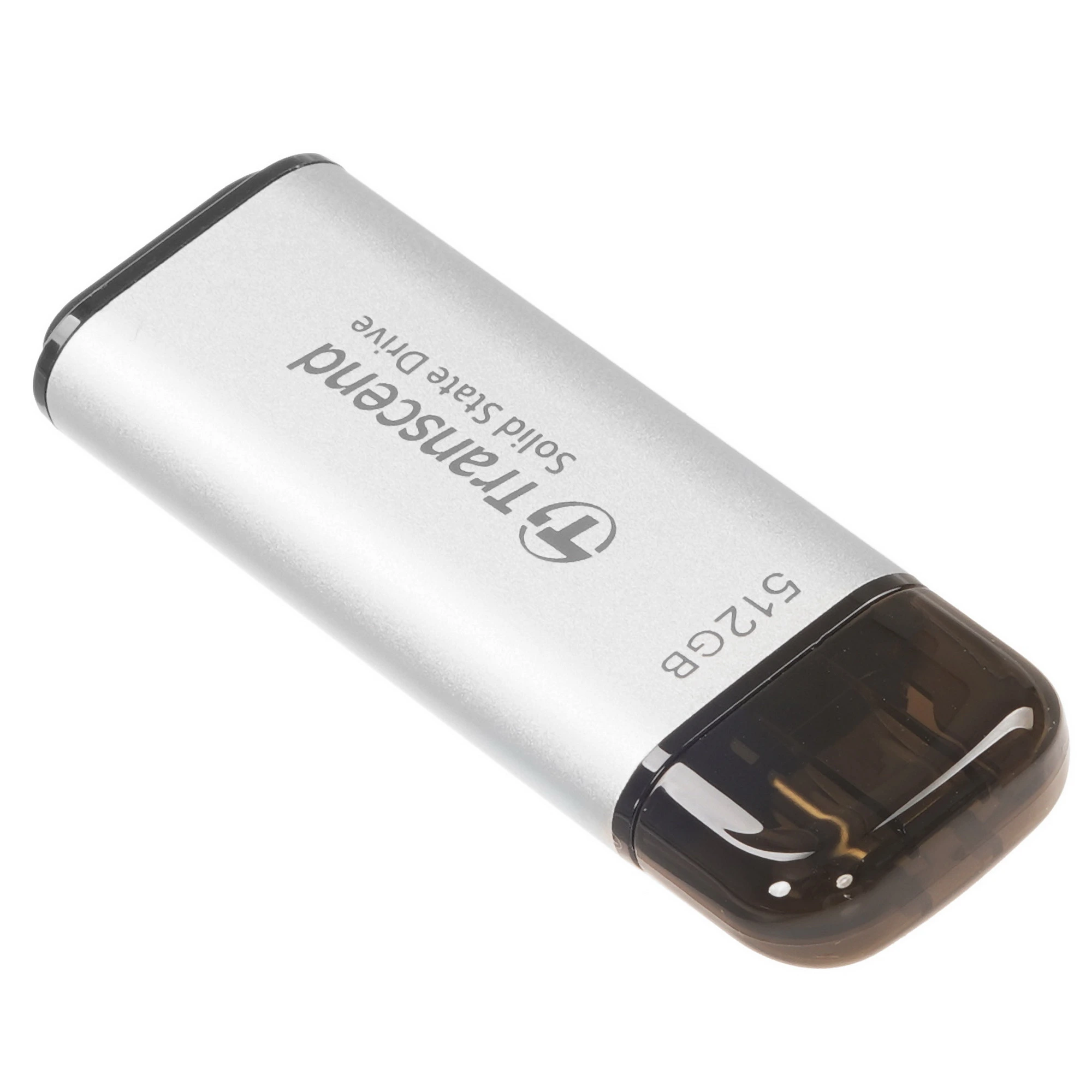 Внешний SSD 512 ГБ Transcend ESD300 (TS512GESD300S); USB 3.2 Gen 2 Type C; серебристый