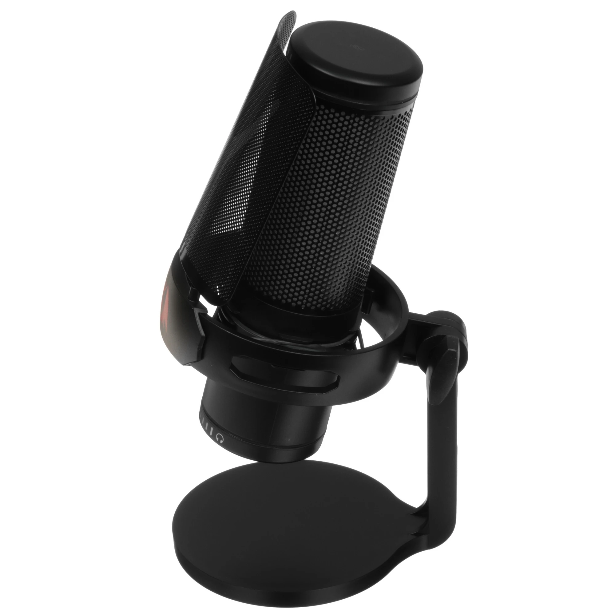 Микрофон Redragon Fenris GM301 (72230***); конденсаторный; всенаправленный; 50 - 20 000 Гц; штатив; 1,5 м; USB; чёрный
