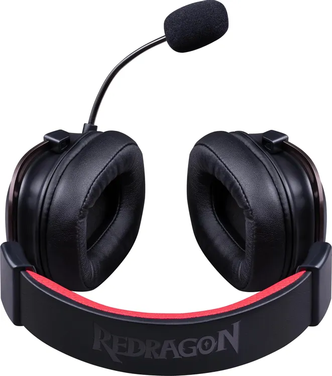 Гарнитура игровая Redragon Aurora Black (72039); оголовье (headband); 20 - 20 кГц; 32 Ом; 2 м; микрофон; регулятор громкости; USB; виртуальный звук 7.