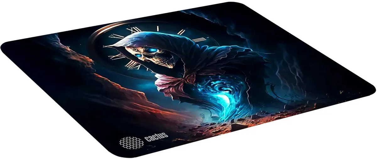 Коврик для мыши Cactus Time (CS-MPC-D14M); ткань + резиновая основа; 300 х 250 х 3 мм; игровая поверхность; рисунок