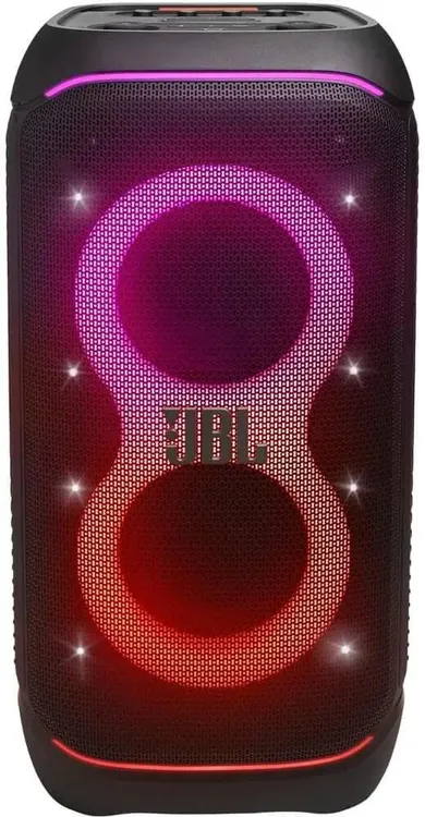 Акустика портативная JBL PartyBox Stage 320 (JBLPBSTAGE320SW); 240 Вт; 45 - 20000 Гц; USB, AUX; BT 5.4; IPX4; регулятор на верхней панели; 18 ч.; белы
