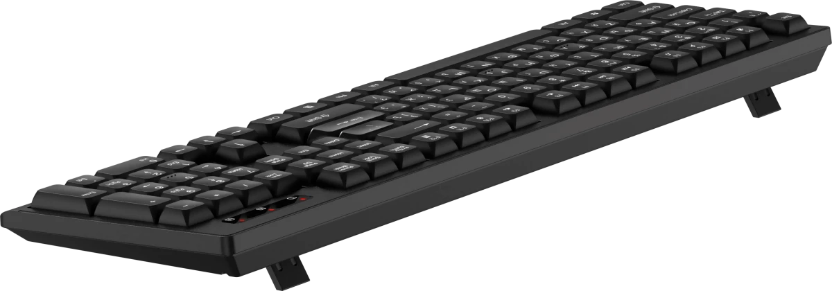 Комплект Defender Seoul C-972 (45972); беспроводной; USB; мембранная; оптическая; 1000-1600 dpi; 1xAA/1xAA; мультимедийный; чёрный
