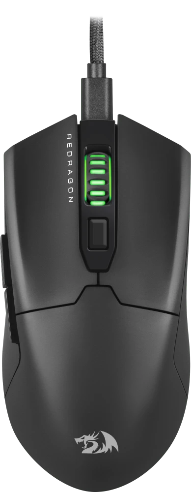 Мышь игровая Redragon Fyzu (72153); USB; оптический; 100 - 26000 dpi; 6 кнопок; колесо-кнопка; подсветка; черный