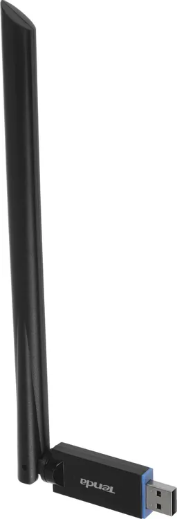 Сетевая карта WiFi TENDA AC650 (U10***); 633 Мбит/с; 1 x 5 dBi; USB