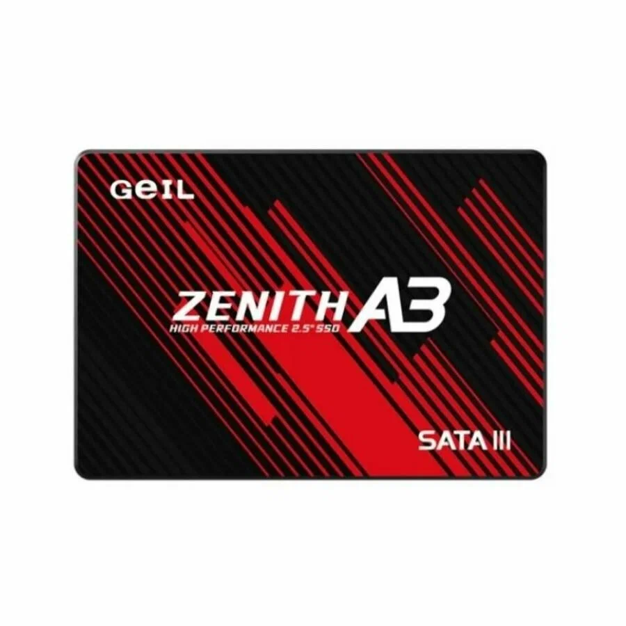 Накопитель SSD 500 ГБ Zenith A3 (A3AC16D500A); 500Мб/с -  450Mб/с; 2,5"; SATA III; 3D NAND