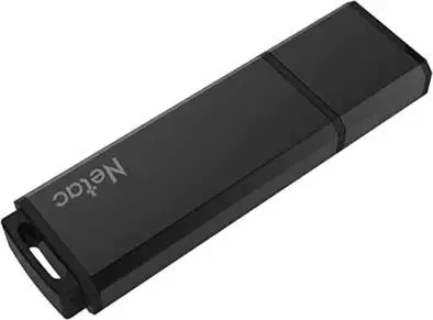 Накопитель USB-флэш 32 ГБ Netac U351 (NT03U351N-032G-20BK); USB 2.0; классическая, с колпачком; чёрный
