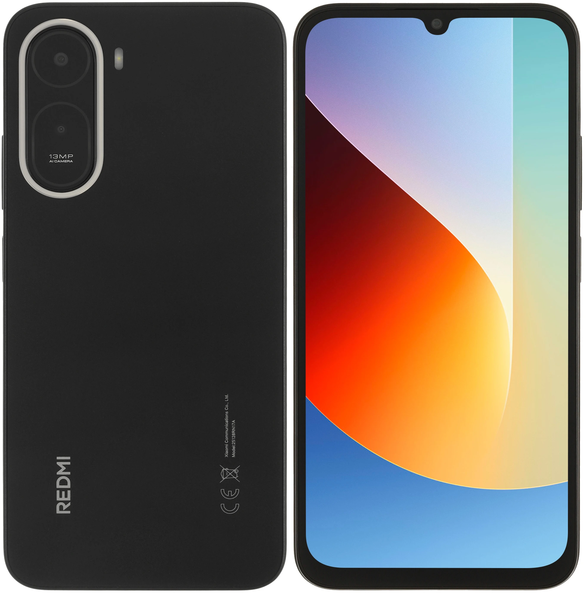 Смартфон 6.9" Xiaomi Redmi A7 Pro 4Гб/128 Гб черный, IPS 120 Гц, 1600x720, Unisoc Tiger T615 8 ядер 1.8 Ггц, 13+0.08 Мп/8 Мп BT5.2, Android 16, 6 000