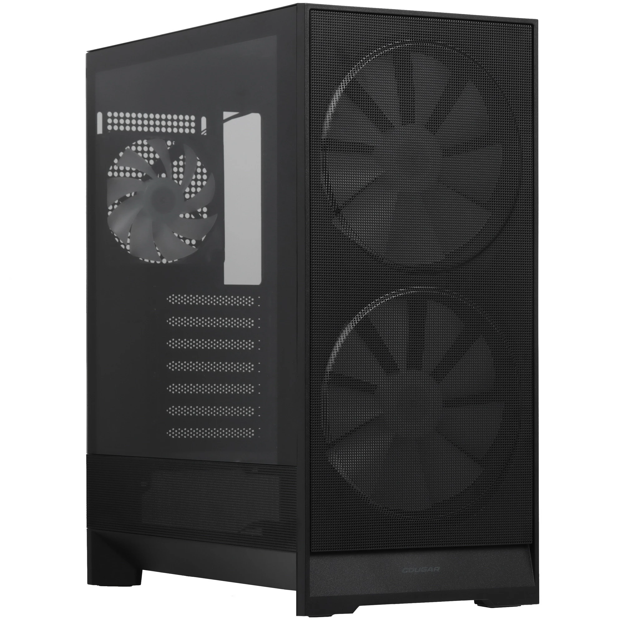 Корпус Cougar Airface 180 RGB, черный, SSI-CEB, ATX, Mid-Tower, ARGB, 1 x 120 мм, 2 x 180 мм, 2 x USB 3.2 Gen 1, 1 x USB 3.2 Gen 2 Type-C