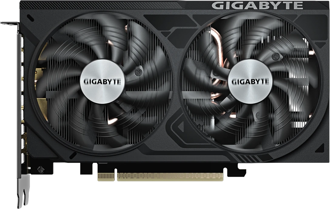 Видеокарта Gigabyte GeForce RTX 5050 WINDFORCE OC V2 8GB (GV-N5050WF2OCV2-8GD); 8 Гб GDDR7; 2317-2587 МГц; 20 ГГц; 128 бит; 1xHDMI, 3xDP; 2-slot; черн