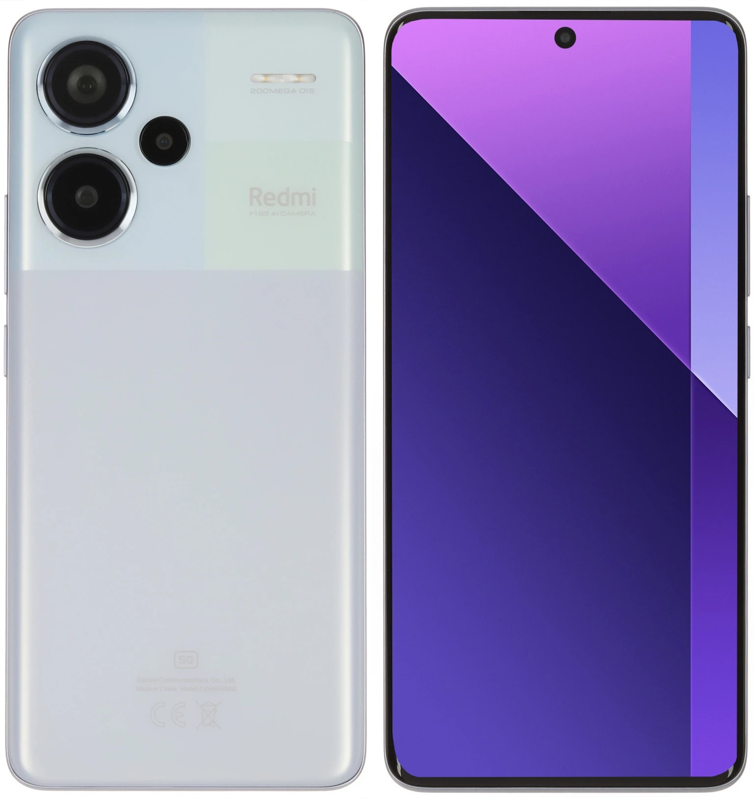 Смартфон Xiaomi Redmi Note 13 Pro+ 5G 8/256G Purple;  6.67" AMOLED 120Гц; 2712x1220; MT Dimensity 7200Ultra 8 ядер 2.8 Ггц; 8Гб/256Гб; 200+8+2 Мп/16Мп