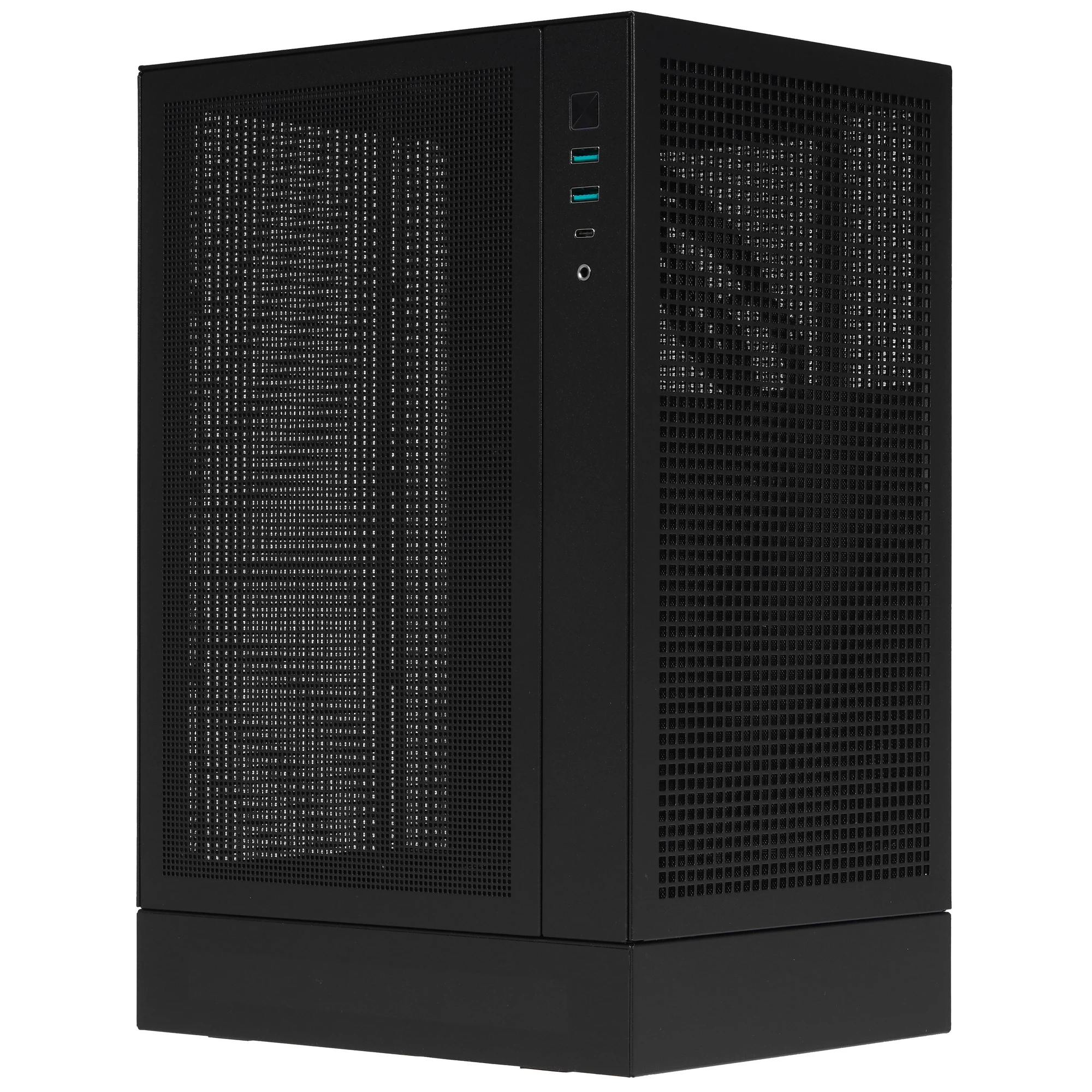 Корпус DeepCool CH170 DIGITAL Black (R-CH170-BKNPI0D-G-1); Mini-ITX; Mini-Tower; без БП; сталь; 2xUSB 3.X; 1xUSB 3.X Type C; 1x jack 3.5 mm Mic/Aud; ч