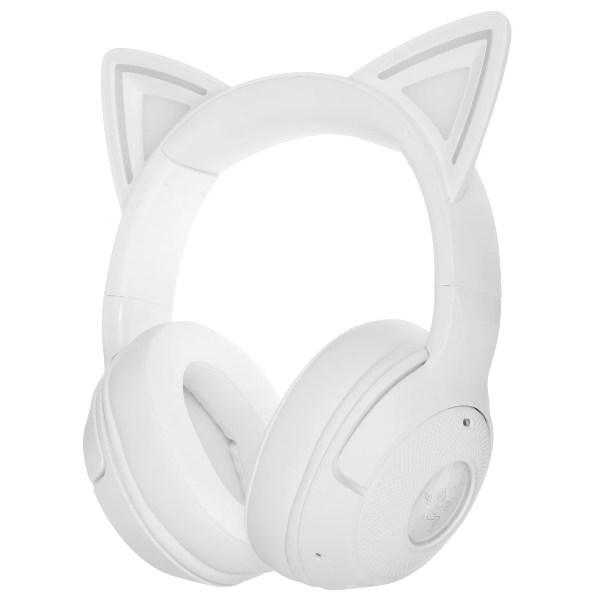 Гарнитура беспроводная Razer Kraken Kitty V2 BT White (RZ04-04860600-R3M1); накладные; BT; 20 Гц- 20 кГц; 32 Ом; виртуальный звук 7,1; встроенный микр