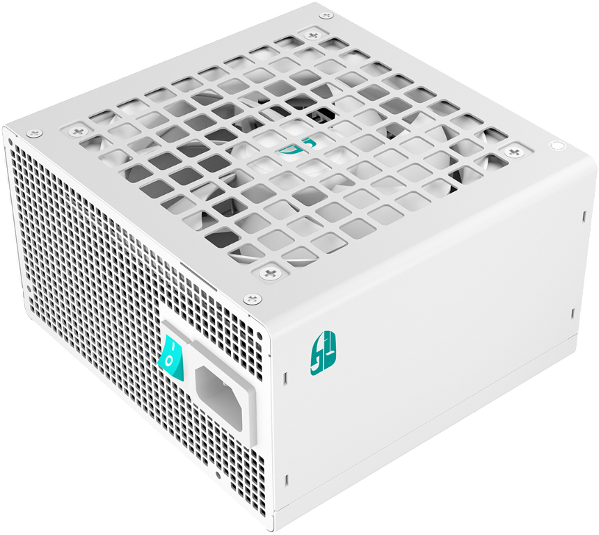 Блок питания 1000 Вт Deepcool GAMERSTORM PQ1000G WH 12VHPWR; 1x24 pin; 2x8(4+4) pin; 9xSata; 3xMolex; 4x6+2-pin PCI-E; 80+ Gold; APFC; отстегивающиеся